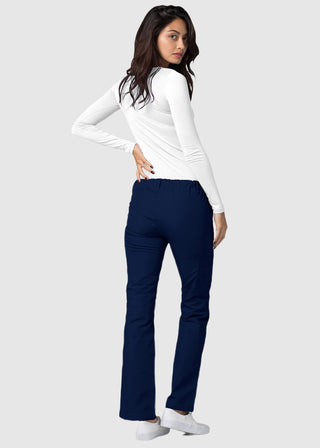 Adar Women Medical Multi Pocket Drawstring Scrub Pants