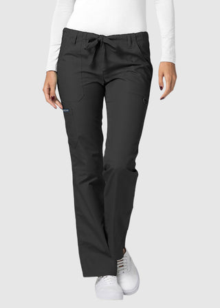 Adar Women Medical Multi Pocket Drawstring Scrub Pants