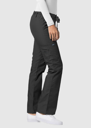 Adar Women Medical Multi Pocket Drawstring Scrub Pants