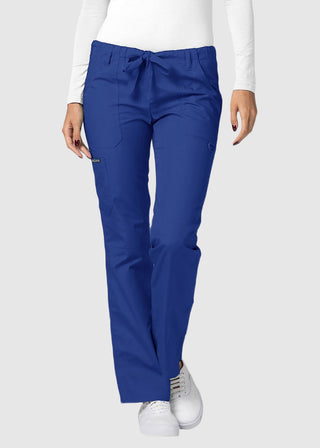 Adar Women Medical Multi Pocket Drawstring Scrub Pants