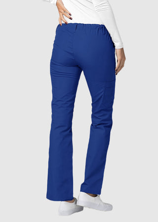 Adar Women Medical Multi Pocket Drawstring Scrub Pants