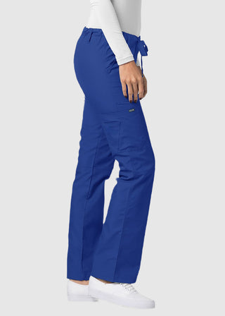 Adar Women Medical Multi Pocket Drawstring Scrub Pants