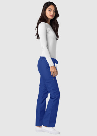 Adar Women Medical Multi Pocket Drawstring Scrub Pants