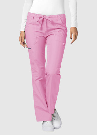 Adar Women Medical Multi Pocket Drawstring Scrub Pants