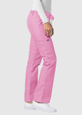 Adar Women Medical Multi Pocket Drawstring Scrub Pants