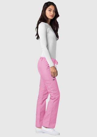 Adar Women Medical Multi Pocket Drawstring Scrub Pants