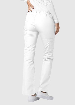 Adar Women Medical Multi Pocket Drawstring Scrub Pants