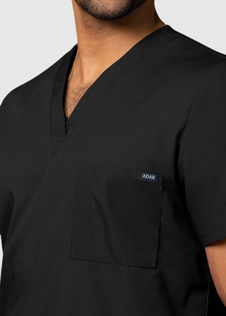 Adar Unisex Single Pocket V-Neck Nursing Scrubs