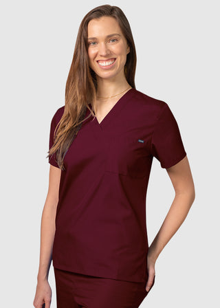 Adar Unisex Single Pocket V-Neck Nursing Scrubs