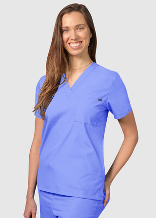 Adar Unisex Single Pocket V-Neck Nursing Scrubs