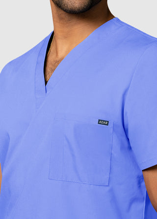 Adar Unisex Single Pocket V-Neck Nursing Scrubs