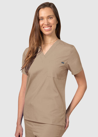 Adar Unisex Single Pocket V-Neck Nursing Scrubs