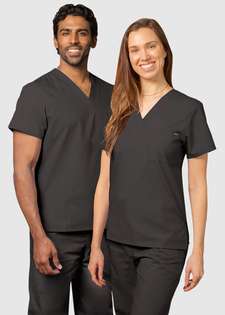 Adar Unisex Single Pocket V-Neck Nursing Scrubs