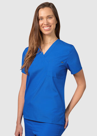 Adar Unisex Single Pocket V-Neck Nursing Scrubs