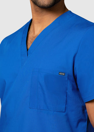 Adar Unisex Single Pocket V-Neck Nursing Scrubs