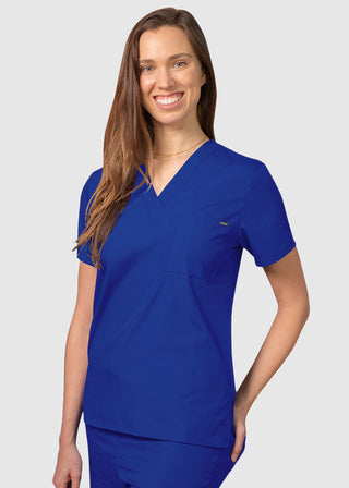 Adar Unisex Single Pocket V-Neck Nursing Scrubs