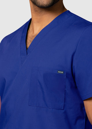 Adar Unisex Single Pocket V-Neck Nursing Scrubs
