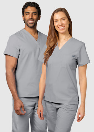 Adar Unisex Single Pocket V-Neck Nursing Scrubs