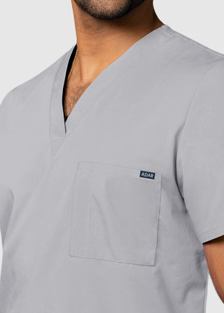 Adar Unisex Single Pocket V-Neck Nursing Scrubs