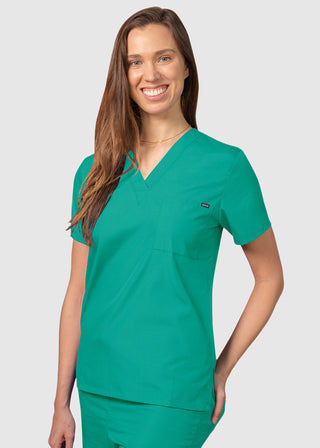 Adar Unisex Single Pocket V-Neck Nursing Scrubs