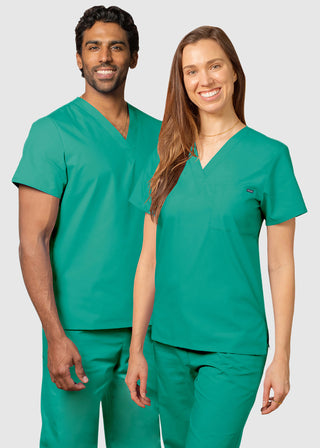 Adar Unisex Single Pocket V-Neck Nursing Scrubs