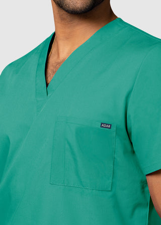 Adar Unisex Single Pocket V-Neck Nursing Scrubs