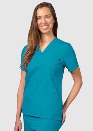 Adar Unisex Single Pocket V-Neck Nursing Scrubs