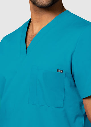Adar Unisex Single Pocket V-Neck Nursing Scrubs
