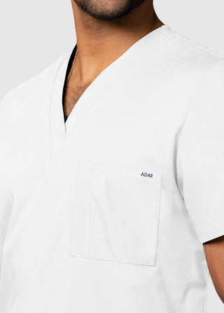 Adar Unisex Single Pocket V-Neck Nursing Scrubs