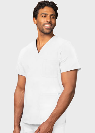 Adar Unisex Three Pocket V-Neck Tunic Solid Scrub Top