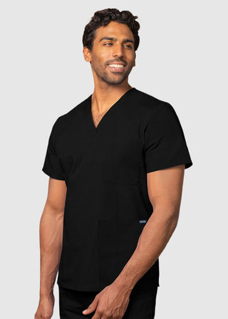 Adar Unisex V-Neck Three Pockets Nursing Scrub Top