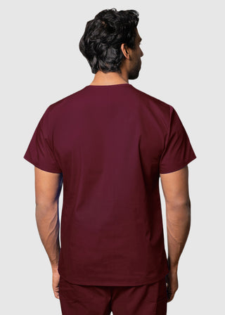 Free Embroidery Unisex V-Neck Three Pockets Nursing Scrub Top