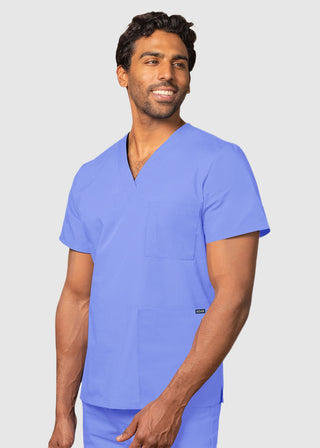 Adar Unisex V-Neck Three Pockets Nursing Scrub Top