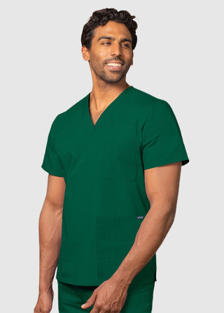 Adar Unisex V-Neck Three Pockets Nursing Scrub Top