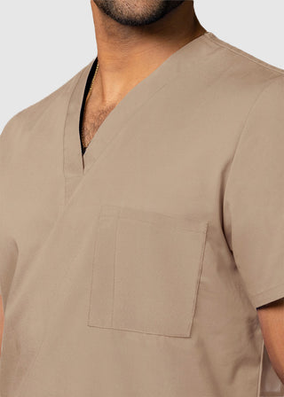 Adar Unisex V-Neck Three Pockets Nursing Scrub Top