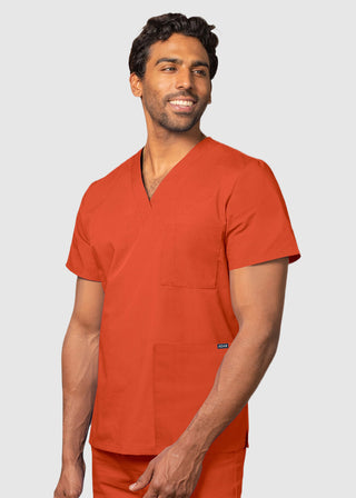 Adar Unisex V-Neck Three Pockets Nursing Scrub Top