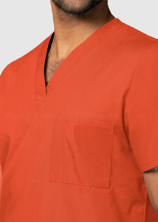 Adar Unisex V-Neck Three Pockets Nursing Scrub Top