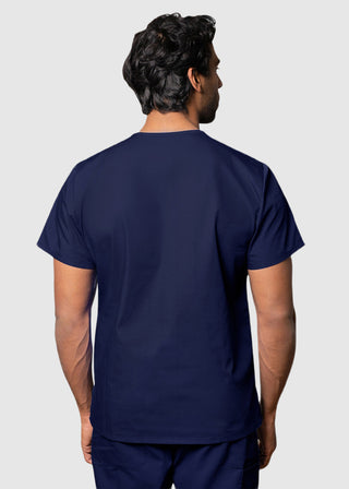 Free Embroidery Unisex V-Neck Three Pockets Nursing Scrub Top