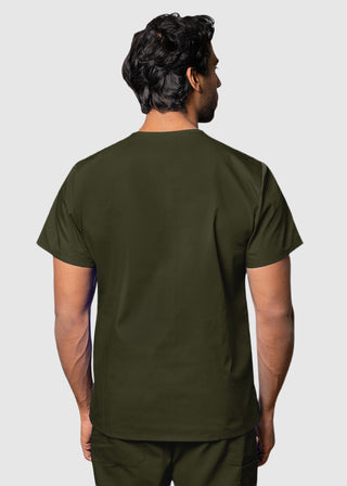 Free Embroidery Unisex V-Neck Three Pockets Nursing Scrub Top