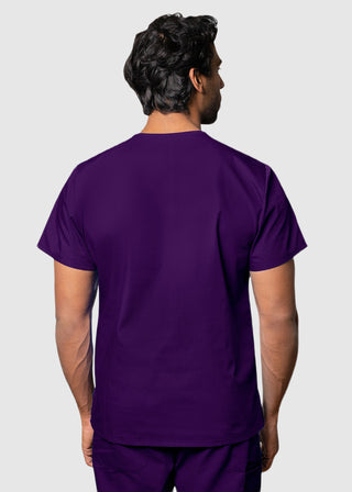 Free Embroidery Unisex V-Neck Three Pockets Nursing Scrub Top