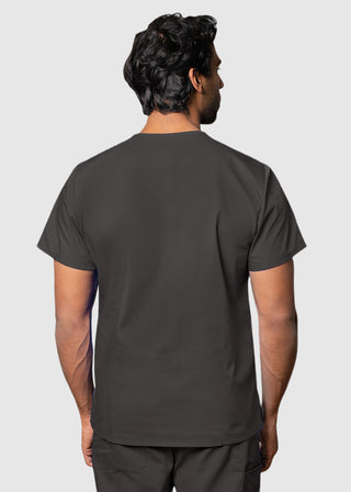 Adar Unisex V-Neck Three Pockets Nursing Scrub Top