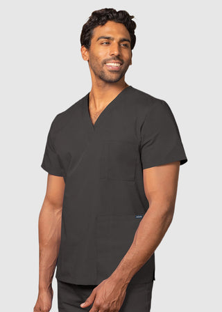 Free Embroidery Unisex V-Neck Three Pockets Nursing Scrub Top