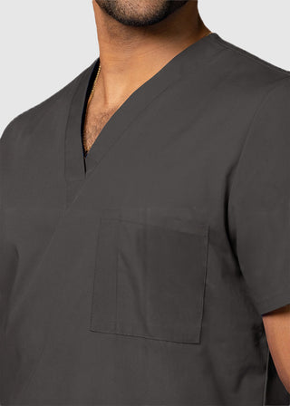 Adar Unisex V-Neck Three Pockets Nursing Scrub Top
