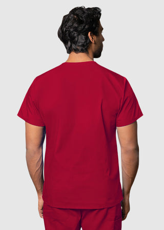 Adar Unisex V-Neck Three Pockets Nursing Scrub Top