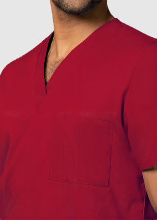 Adar Unisex V-Neck Three Pockets Nursing Scrub Top