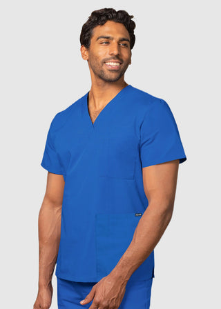 Adar Unisex V-Neck Three Pockets Nursing Scrub Top