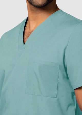 Adar Unisex V-Neck Three Pockets Nursing Scrub Top