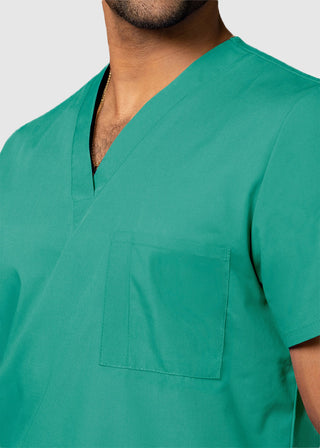 Adar Unisex V-Neck Three Pockets Nursing Scrub Top