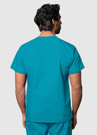 Free Embroidery Unisex V-Neck Three Pockets Nursing Scrub Top