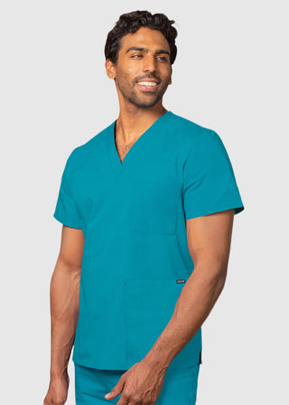 Adar Unisex V-Neck Three Pockets Nursing Scrub Top